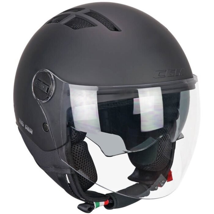 Casco Jet CGM 116A AIR MONO Nero opaco