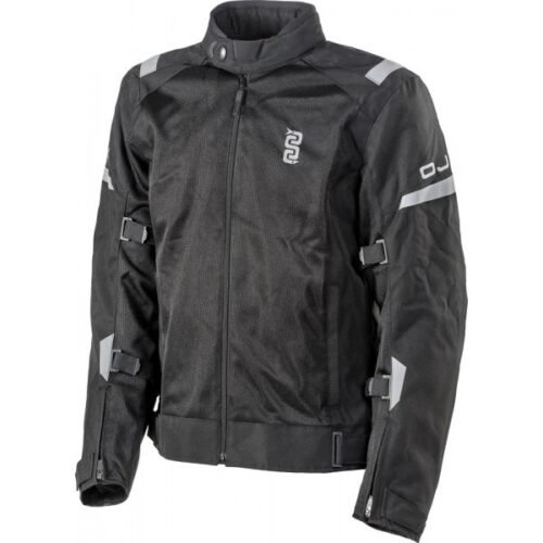 OJ REEF MAN Giacca Moto Estiva in Tessuto Nero