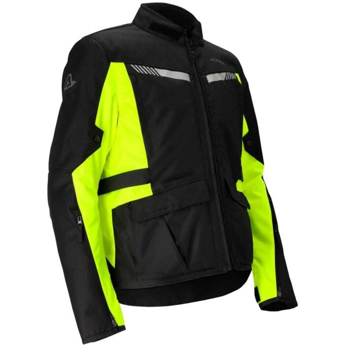 Giacca Moto Touring Acerbis X-TRAIL Nero/Giallo fluo