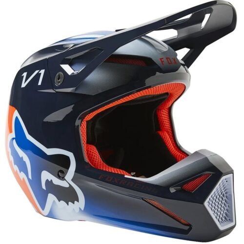 Casco Fox V1 Toxsyk midnight gloss