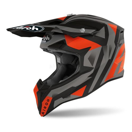 Casco Airoh Wraap Sequel Arancio Fluo/Nero matt