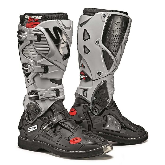Stivali Moto Cross Enduro Sidi CrossFire 3 Nero Cenere