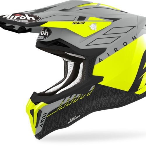 CASCO AIROH STRYCKER SKIN YELLOW MATT