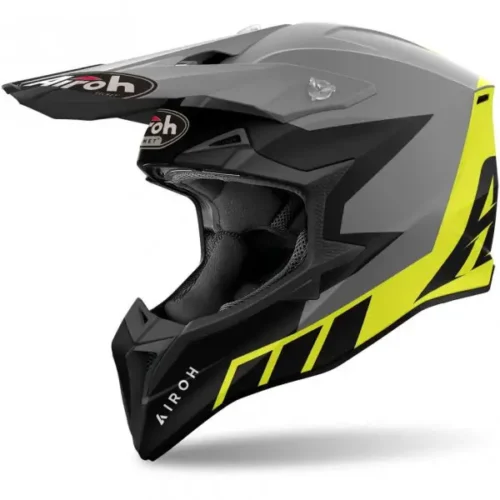 CASCO AIROH WRAAP RELOADED YELLOW MATT