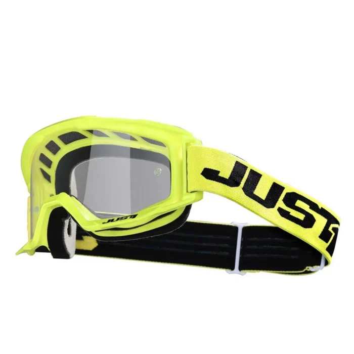 MASCHERA JUST1 VITRO LENTE TRASPARENTE giallo fluo