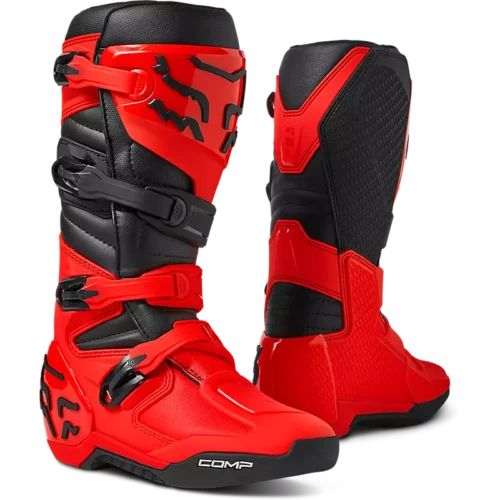 Stivali Cross FOX Racing Comp Rosso Fluo