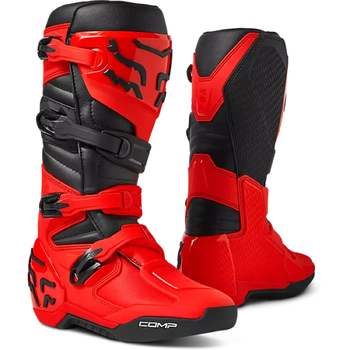 Stivali Cross FOX Racing Comp Rosso Fluo