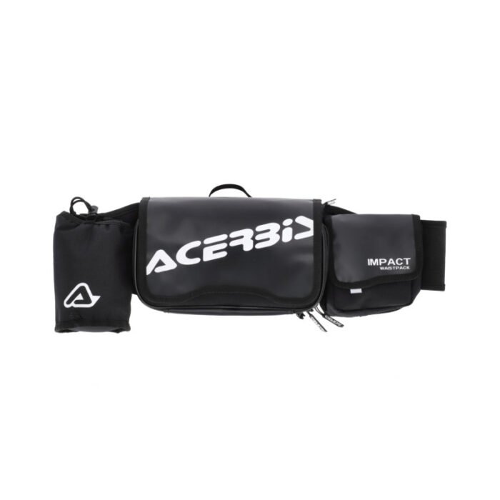 Marsupio Acerbis Impact Logo 5 Litri, Colore Nero-Bianco