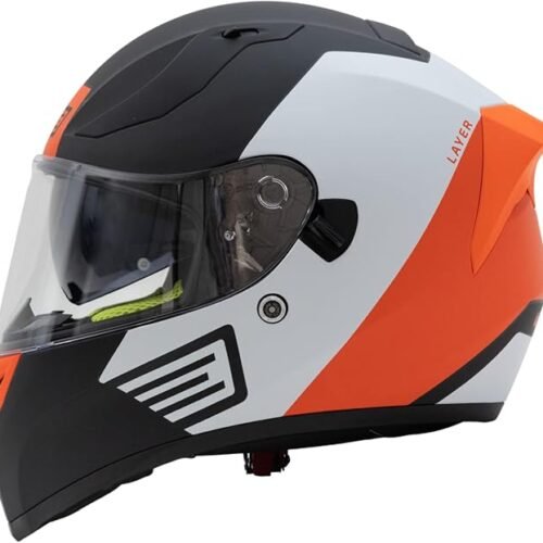 Casco Origine STRADA Layer orange white black matt