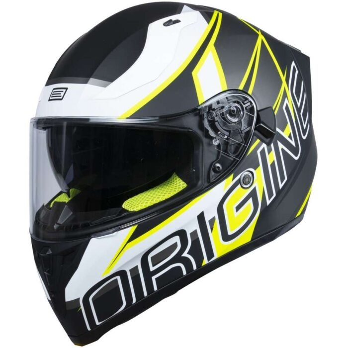 Casco Origine STRADA Competition yellow fluo black matt