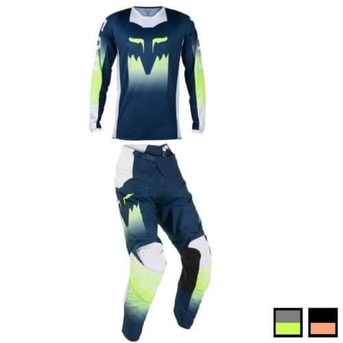 Completo Moto Cross Enduro Fox 180 Flora Dark Indigo