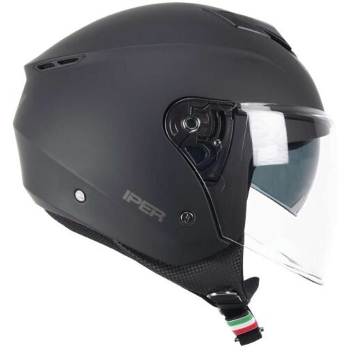 CASCO JET IPER MONO NERO