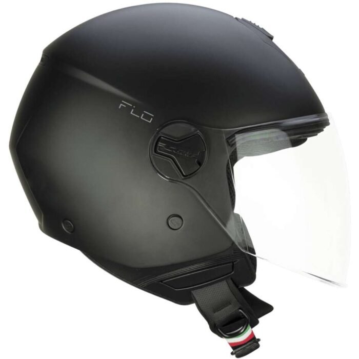 Casco Jet CGM 167A FLO MONO Nero Opaco - Visiera Lunga