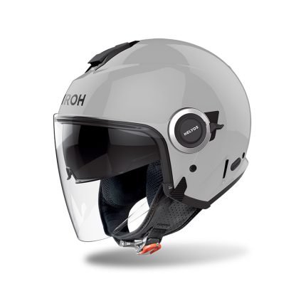 CASCO MOTO JET AIROH GRIGIO CHIARO