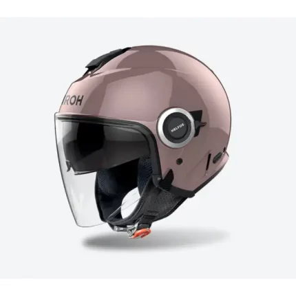 casco airoh moto jet rosa
