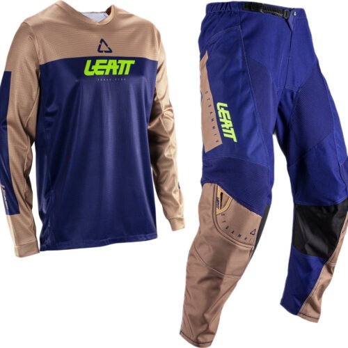 Ride Kit 3.5 Royal Leatt Completo Moto Cross Enduro Maglia + Pantalone Brown
