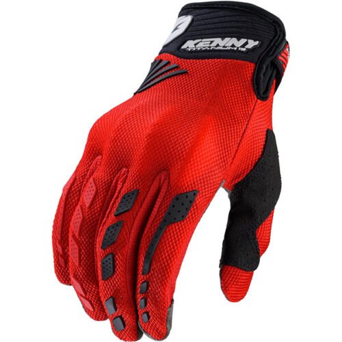 guanti kenny rosso con d3o