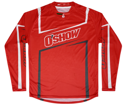 abbigliamento oshow rosso