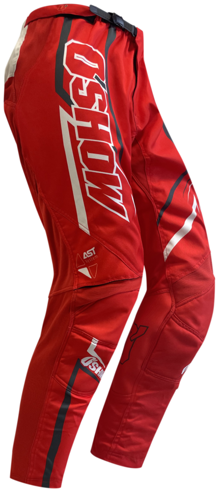 abbigliamento oshow rosso