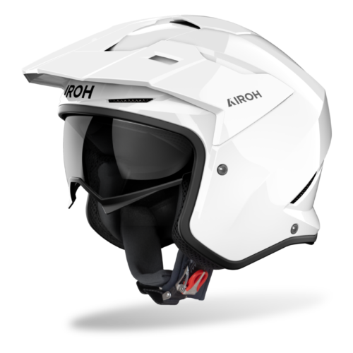 Casco Jet Airoh Kombakt Color Bianco | White Gloss