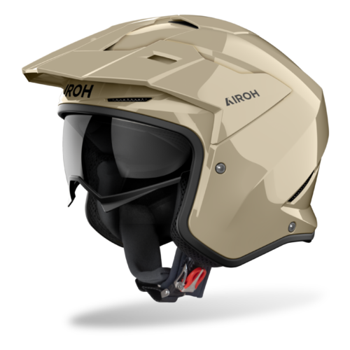 Casco Moto / Scooter Jet Airoh Kombakt Color Beige | Mocha Glow Gloss