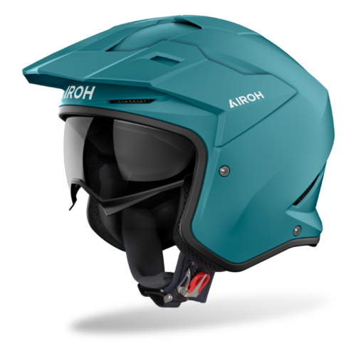 Casco Moto / Scooter Jet Airoh Kombakt Color Verde Opaco | Petrol Green Matt
