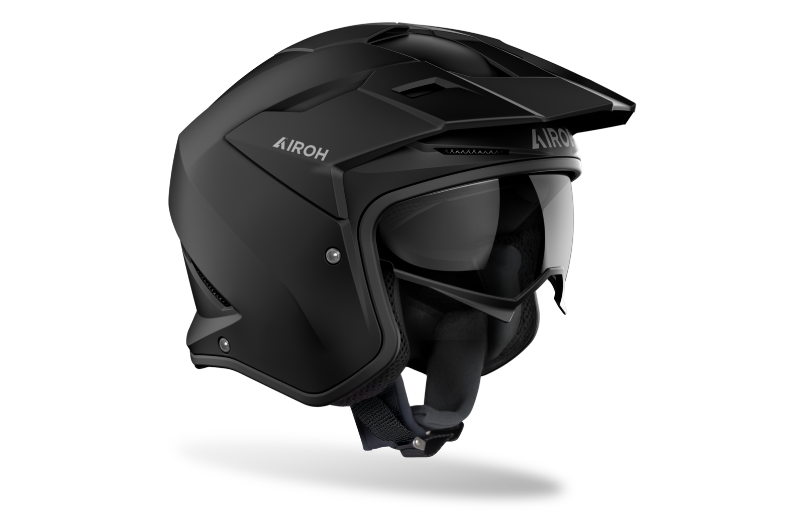 Casco Jet Airoh Kombakt Color Nero Opaco | Black Matt - immagine 4