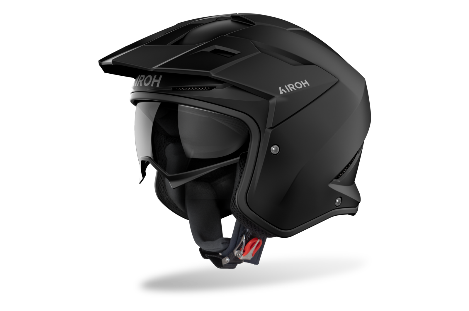 Casco Jet Airoh Kombakt Color Nero Opaco | Black Matt