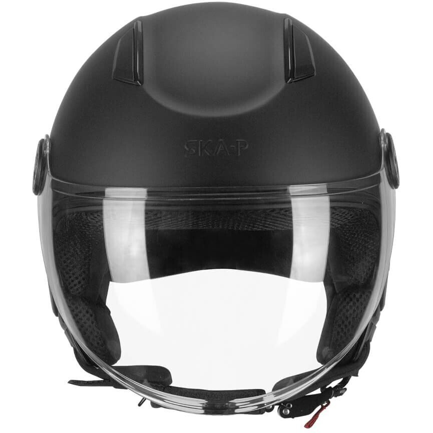 Casco Moto - Scooter Jet Ska-P LUKE MONO Nero Opaco - immagine 3