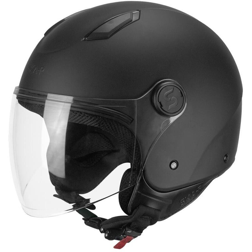 Casco Moto - Scooter Jet Ska-P LUKE MONO Nero Opaco