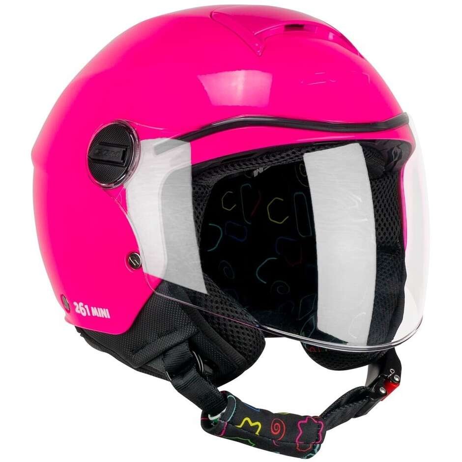 Casco Bambino Jet CGM Mini Mono Fuxia - immagine 3