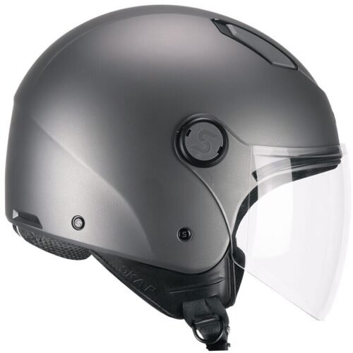 Casco Moto - Scooter Demi Jet SKA-P LUKE Sport Antracite Satinato