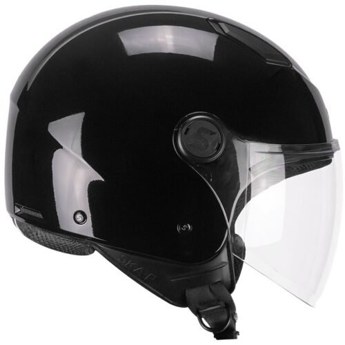 Casco Moto - Scooter Demi Jet SKA-P LUKE nero lucido