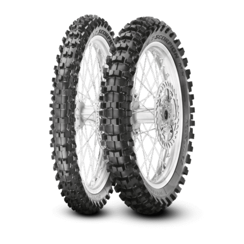 COPPIA GOMME PIRELLI SCORPION MX32 MID SOFT