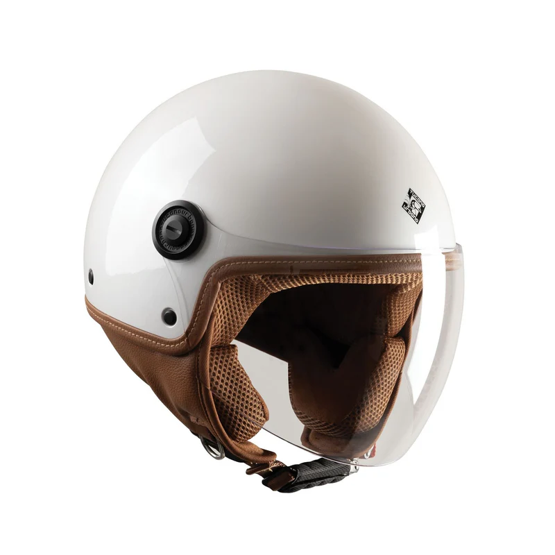 Casco Jet Scooter Tucano Urbano El'Jettin 6.0 Glossy Pearl White | Bianco Perla