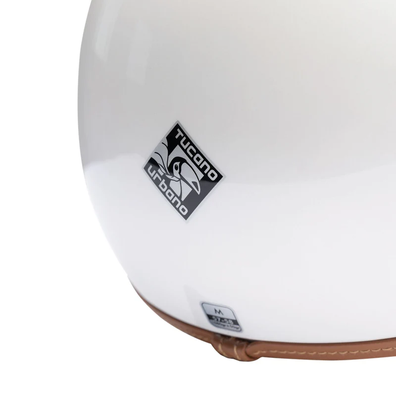 Casco Jet Scooter Tucano Urbano El'Jettin 6.0 Glossy Pearl White | Bianco Perla - immagine 9