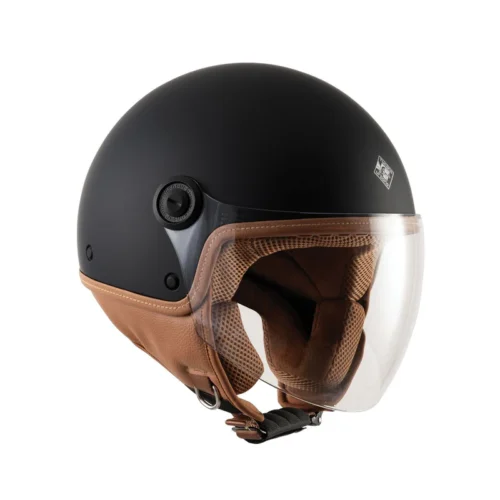 Casco Jet Scooter Tucano Urbano El'Jettin 6.0 Matt Black | Nero Opaco