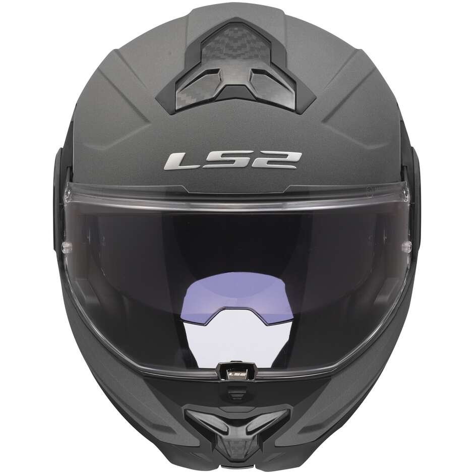 Casco Moto Modulare LS2 FF910 Advant 2 Solid Concrete | Grigio Opaco - immagine 5