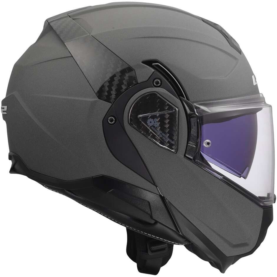 Casco Moto Modulare LS2 FF910 Advant 2 Solid Concrete | Grigio Opaco - immagine 3