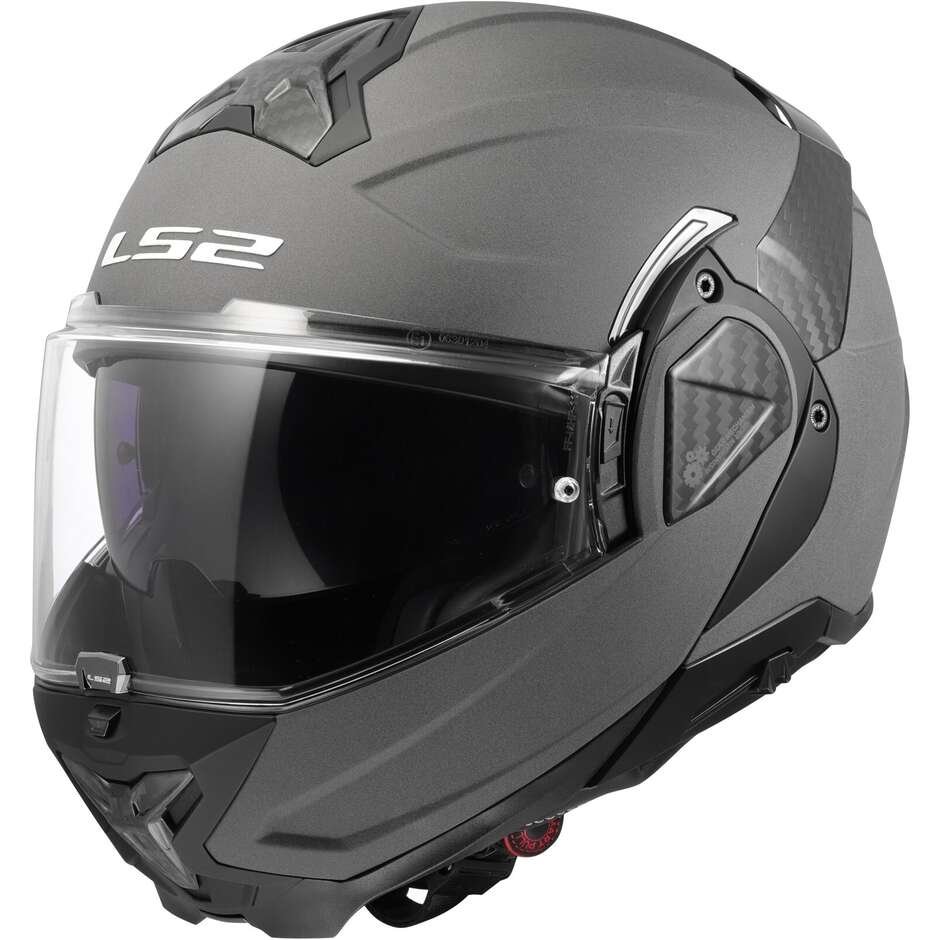 Casco Moto Modulare LS2 FF910 Advant 2 Solid Concrete | Grigio Opaco - immagine 2