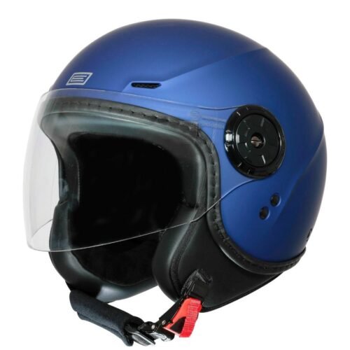 Casco Moto Scooter Jet Origine GARDA SOLID BLUE MATT | Blu Opaco