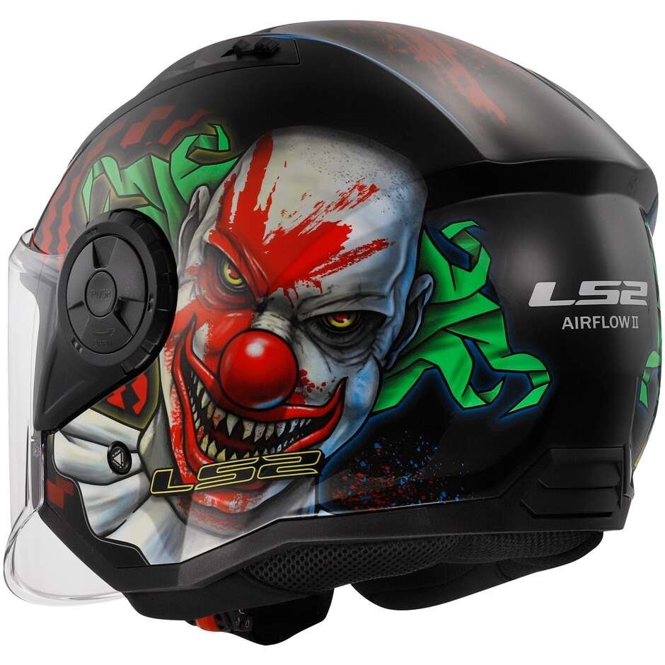 Casco Scooter Jet LS2 OF616 Airflow 2 HAPPY DREAMS - immagine 4