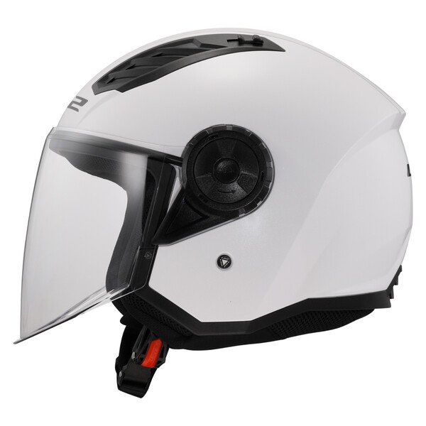 Casco Scooter Jet LS2 OF616 Airflow 2 Solid Gloss White – Bianco Lucido - immagine 5
