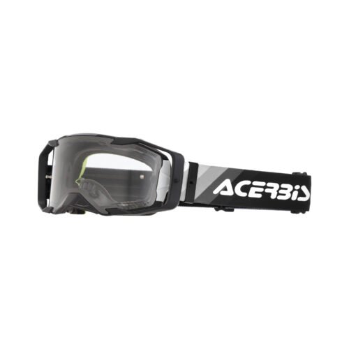 Maschera Motocross Enduro Acerbis Vortex Nera | Lente Trasparente ( 2027 )