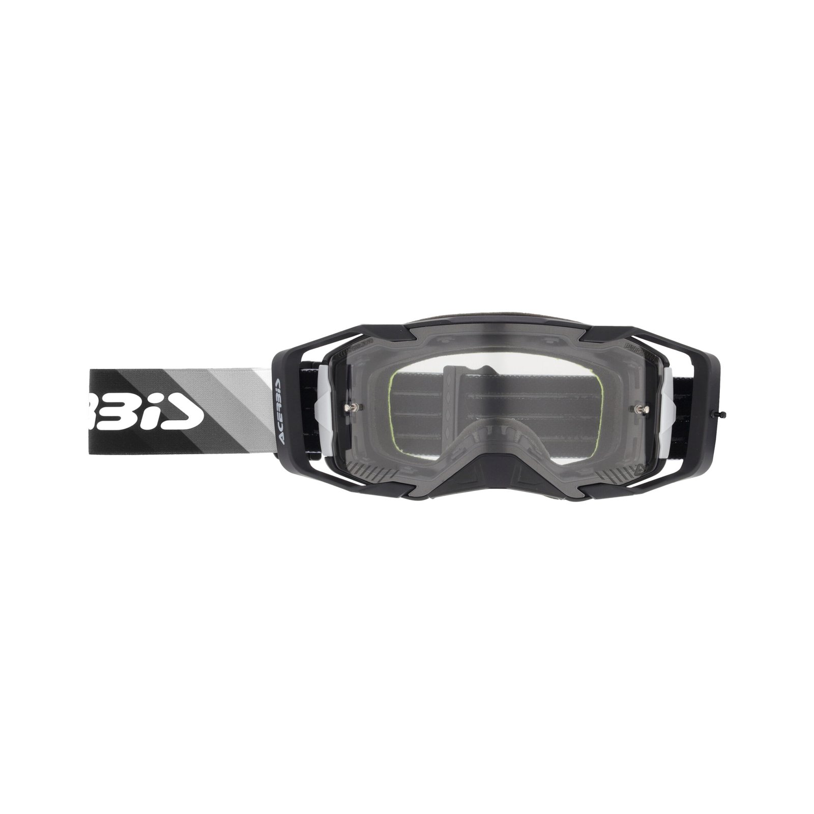 Maschera Motocross Enduro Acerbis Vortex Nera | Lente Trasparente ( 2027 ) - immagine 2