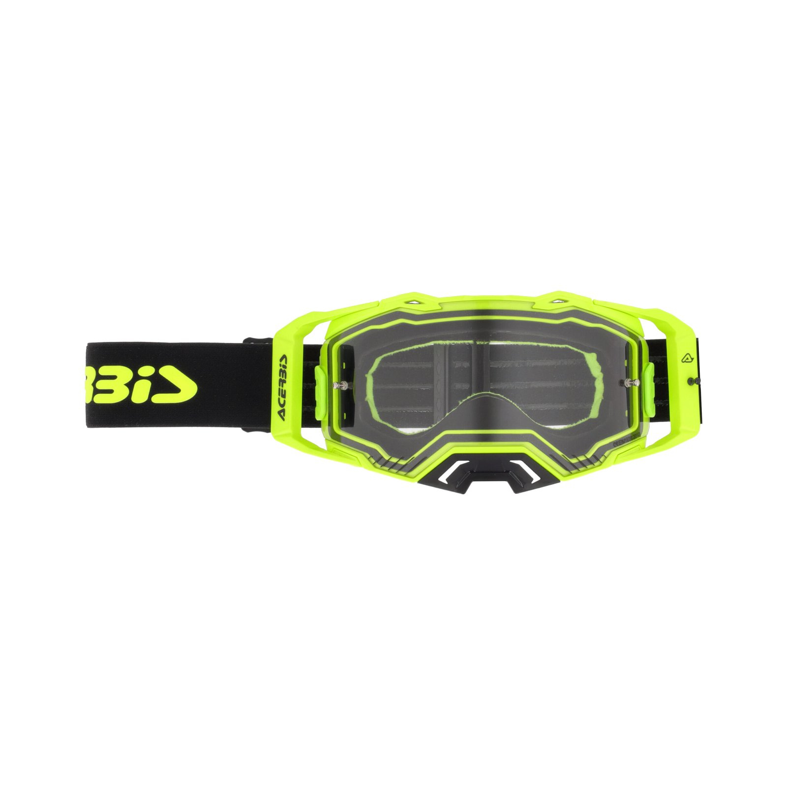 Maschera Motocross Enduro Acerbis Vulcan - Giallo Fluo ( 2027 ) - immagine 2