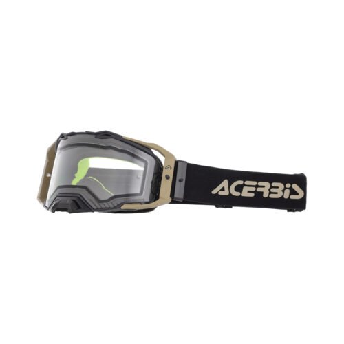 Maschera Motocross Enduro Acerbis Vulcan - Nero/Marrone ( 2027 )