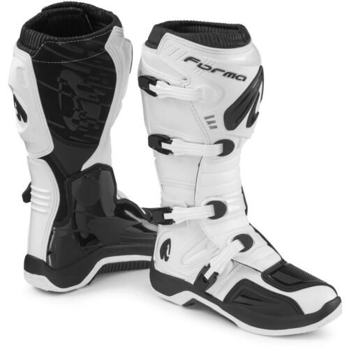 Stivali Moto Cross Enduro Forma Traction – Bianco/Nero