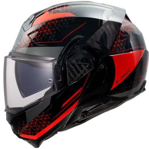 Casco Moto Modulare LS2 FF910 Advant 2 Astral Red | Nero Rosso