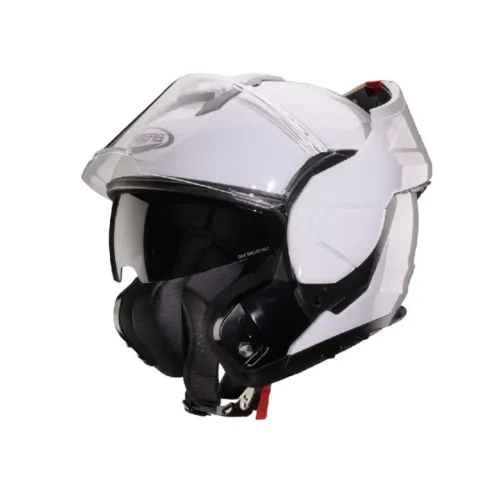 Casco Moto Modulare Caberg TRIP Con Dispostivo Sos Medical ID | Bianco Lucido
